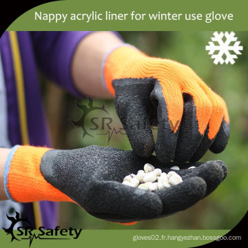 SRSAFETY 7G Terry tricoté coton personnalisé gants d&#39;hiver